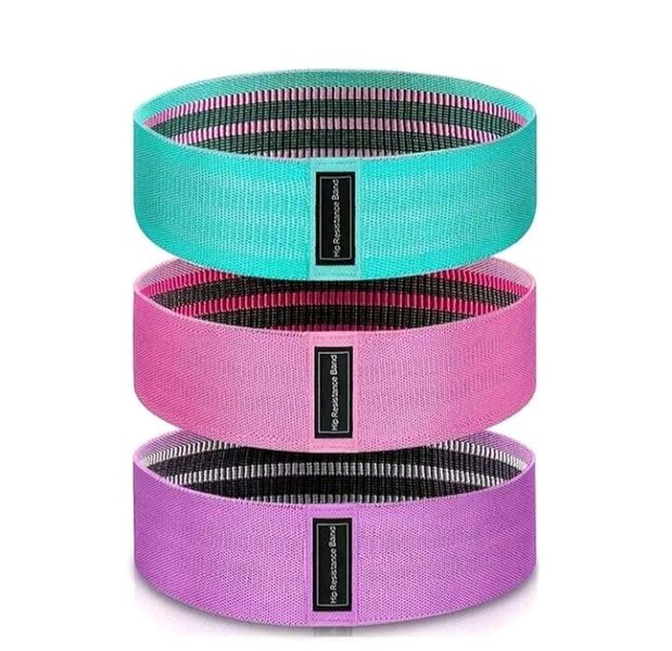 3 Piece Non-Slip Resistance Bands
