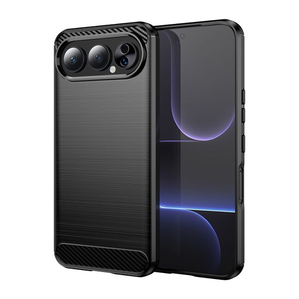 CellTime Case Compatible with Honor 500 Pro Carbon Fiber Design Cover