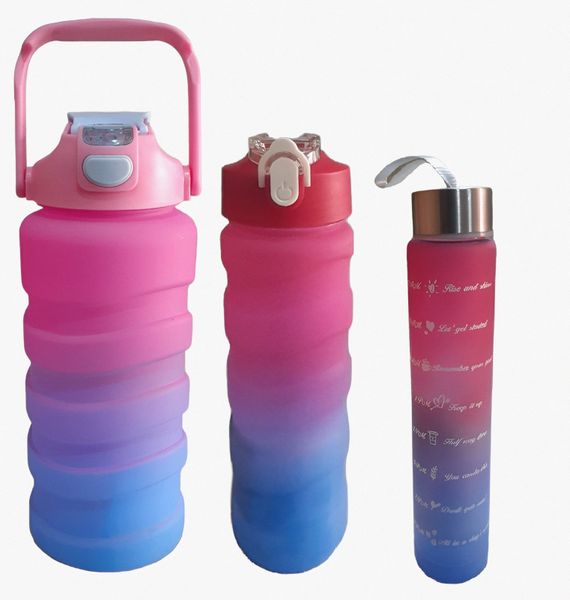 Slick Design Water Bottles - 3 Piece