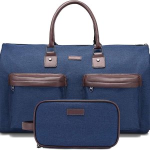 45L Men's Travel Duffel Bag with Shoe Compartment Sports Gym Weekender Bag