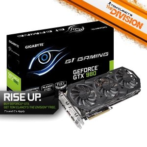 Gigabyte Nvidia GTX 980 G1 Gaming 4096Mb Graphics
