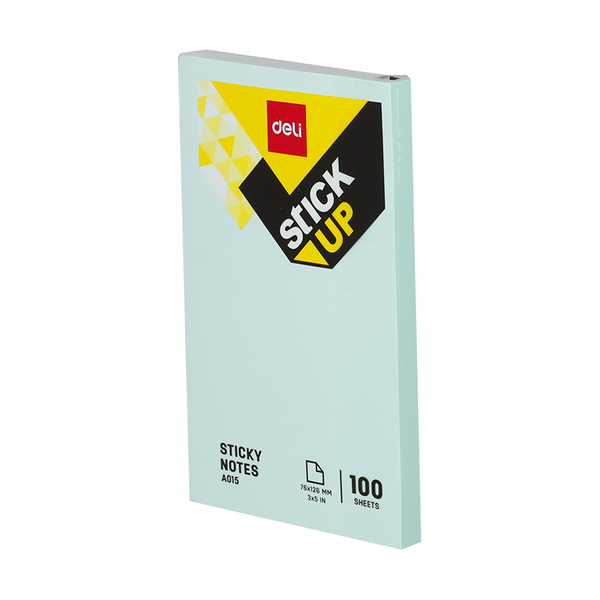 DELI Sticky Notes 76x127mm - Pastel (Blue)