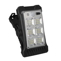 Solar-powered wall light with motion sensor, waterproof suitable for outdor