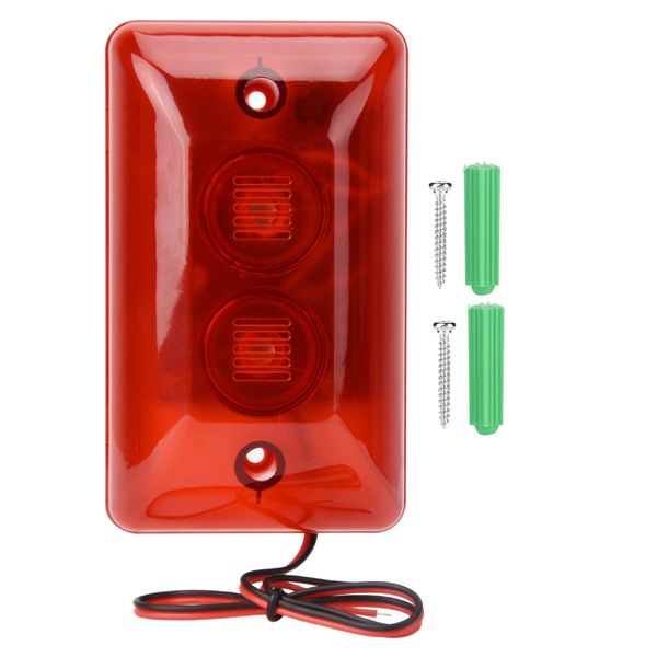 12V Wired Strobe Siren Alarm