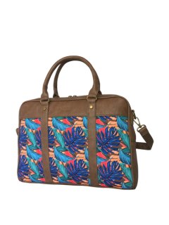 Canvas Floral Women Laptop Bag