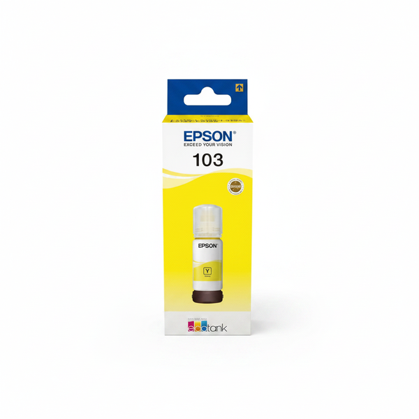 Epson 65ml Yellow Ecotank Ink Bottle for High-Quality Printing