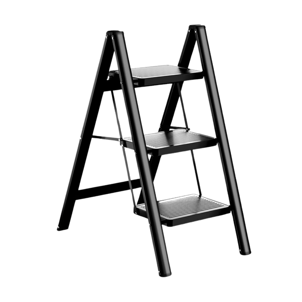 Foldable Steel Ladder Anti-Slip Heavy Duty 150KG Portable Step Ladder