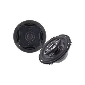 Pair of 300W 3-Way 4-Inch Car Speakers with Enhanced Audio and Bass Output
