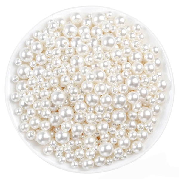 White Small Pearl beads 500pc For Making Jewelry