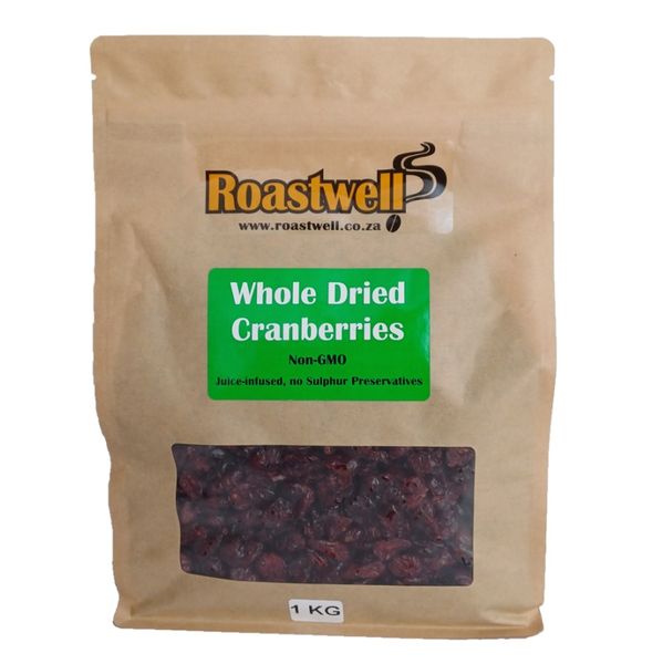 Roastwell Dried Cranberries Juice Infused 1kg