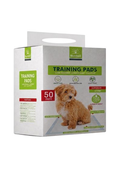 Ultra Absorbent Leak-Proof Puppy Training Pads (60x60cm) 50 Pack