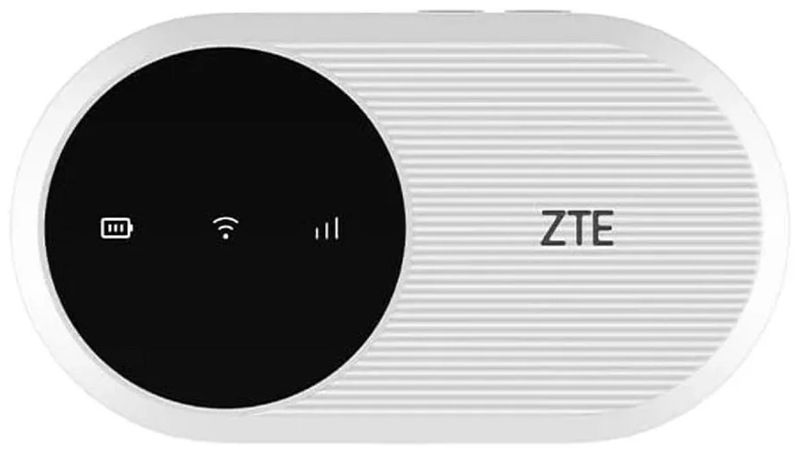 ZTE 4G LTE Mobile Wi-Fi Router - Portable High-Speed Internet White