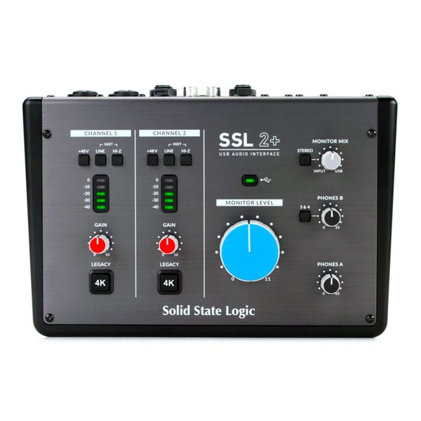 Solid State Logic SSL2+ USB Recording Audio Interface