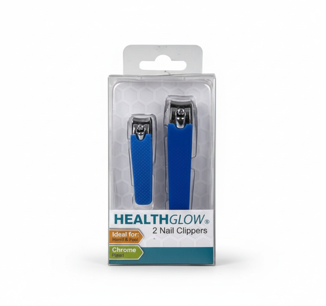 H/Glow Nail Clipper Set for Hands and Feet - Stainless Steel Tools