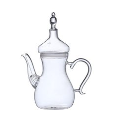 Large Capacity Borosilicate Glass Transparent Teapot Heat-Resistant