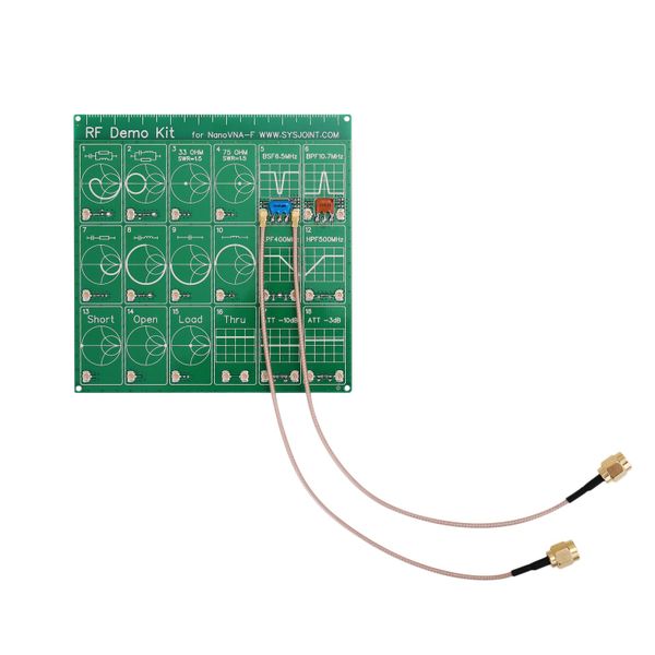 Rf Demo Kit for Nanovna-F Rf Tester Board Ham Filter Compatible with None