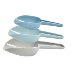 Kitchen 3 Piece Plastic Scoop Set