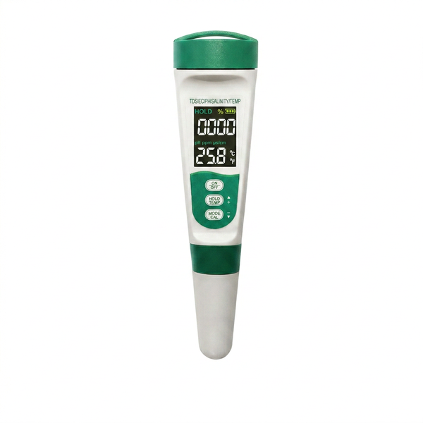 Sumvov 5-in-1 Digital Water Tester TDS EC pH Salinity Temp Meter