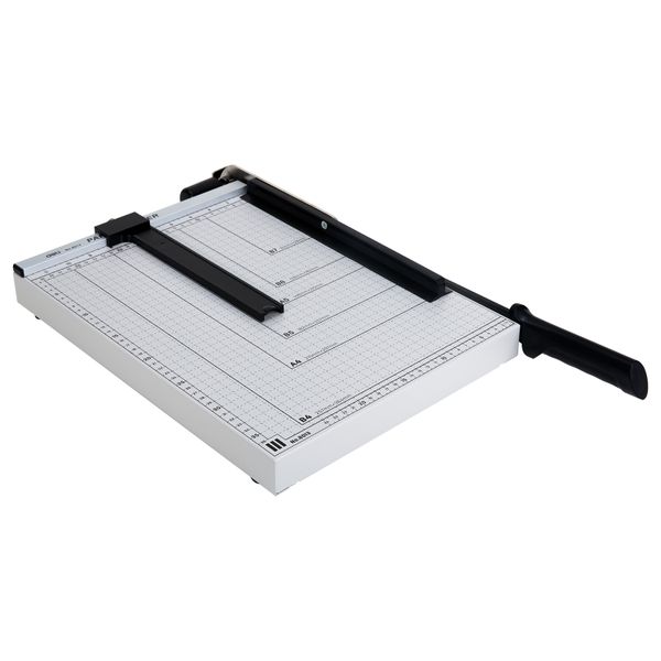 DELI B4 Paper Trimmer - Compact Metal Base Cutter with Safety Lock
