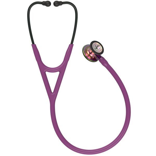 Littmann Cardiology IV Stethoscope: Rainbow &amp; Plum - Violet Stem