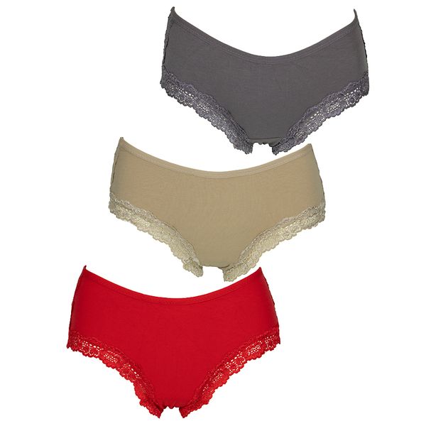 3 Pack Cotton Bikini Panties