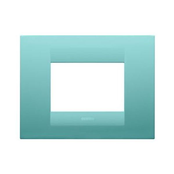 Gewiss - GEO 3-Gang Cover Plate (Topaz Blue)