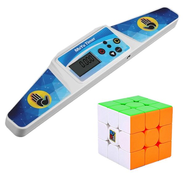 Moyu Speed Cube For Competition WCA World Record Holding Cube + Cube Timer