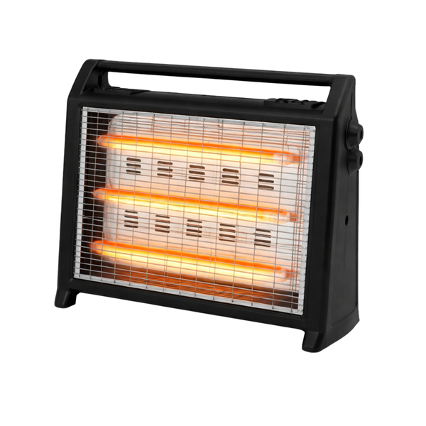 3-Bar Quartz Heater - instant Warmth, Fast Heat