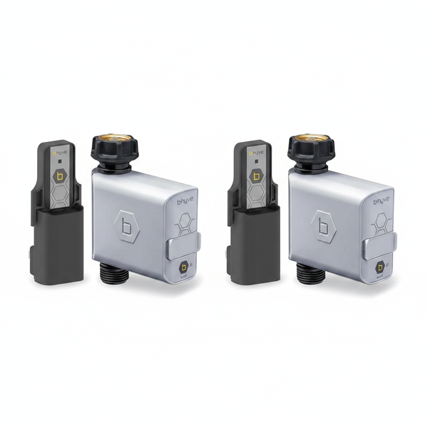 Orbit Smart Hose Tap Timer with Wi-Fi Hub for Automated Irrigation - 2 Pack