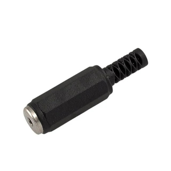 MJ164A Mono Inline 3.5mm Audio Socket with Plastic Sleeve