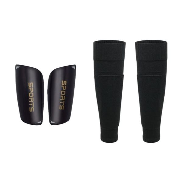 Kids Soccer Sock Covers with Pocket Design,Kids Soccer Shin Guards,Black