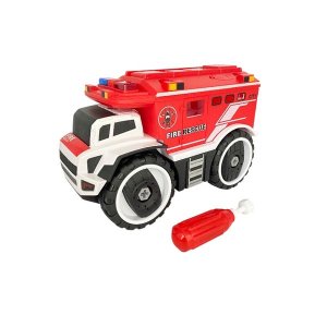 Big Wheel Fire Rescue Truck with DIY Screwdriver