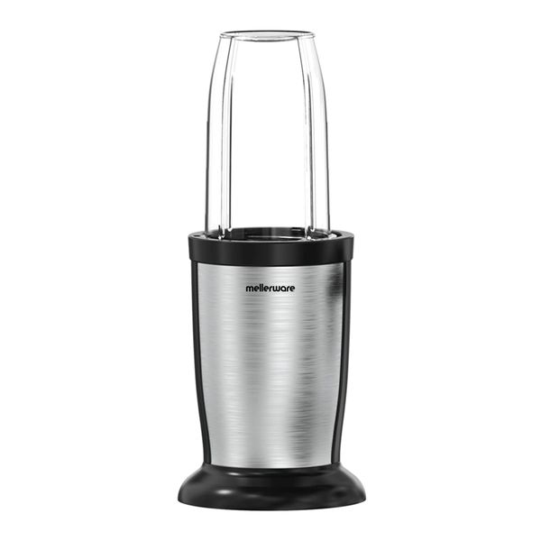 Mellerware Personal Blender With Pulse Function Stainless Steel Black 800W