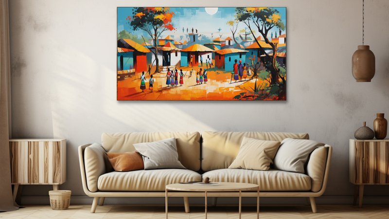 Canvas Wall Art - Kraal Kaleidoscope Abstract - HD0060