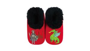 Snoozies Toddler Dragon Fleece Slippers