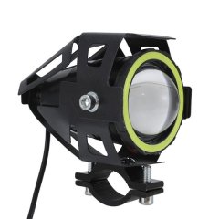 CREE U7 LED 125W Motorcycle DRL Headlight Driving Fog Light Spot Lamp-Blue