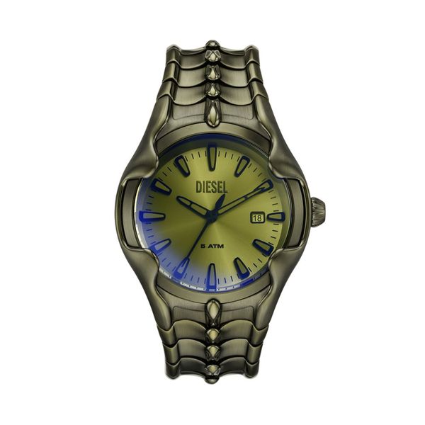 Diesel Vert Mens Green Stainless Steel Strap Watch-DZ2221