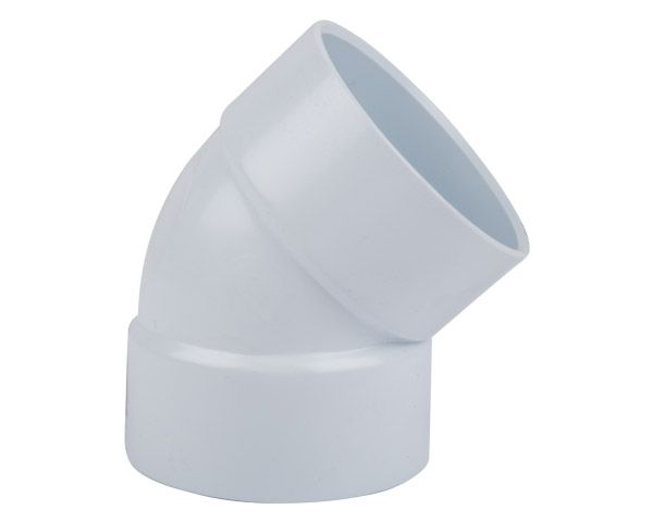 Agrinet SABS 45 Degree Sv Pl Waste Bend - 50mm (Pack of 10)