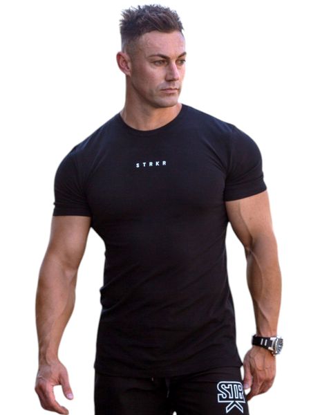 STRIKER Athletic Fit Premium Tee - Black