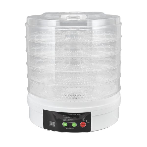 Electric Multi-Tier Food Dehydrator With 5 Stackable Trays