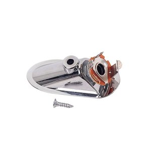 Guitar Loaded Jack Socket Plate with Screws Boat Style Output Jacks for Ele