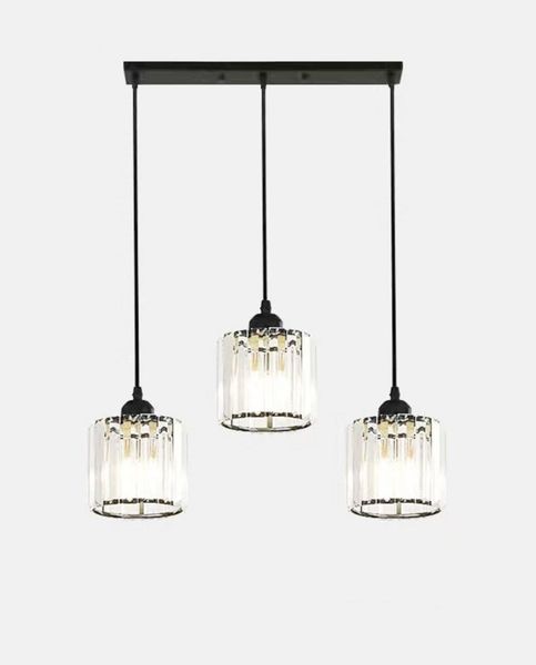 Dr.light Metal Pendant with Glass Surround Pattern - Long Strip 3 Cover