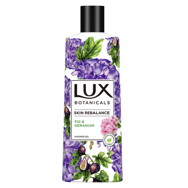 Lux Botanicals Fig Extract and Geranium Oil Moisturizing Body Wash 5x400ml