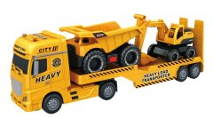 Toystar Truck with Excavator &amp; Dump Truck with Sound, Lights (53cm)