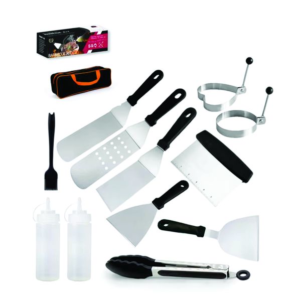 Stainless Steel BBQ Grilling Kit for Outdoor Cooking/Braaing