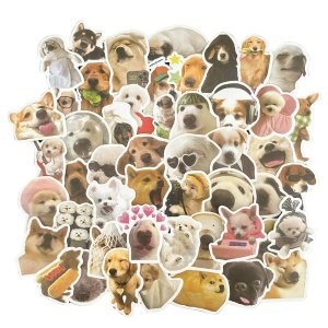 Funny Dog Stickers - 50 piece