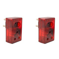 AIYI 2-Pack Surge Secure Multi-Socket Power Protector Plug AY299-019
