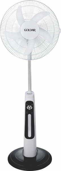 Goldair 16" Rechargeable Pedestal Fan White - GRPF-1632