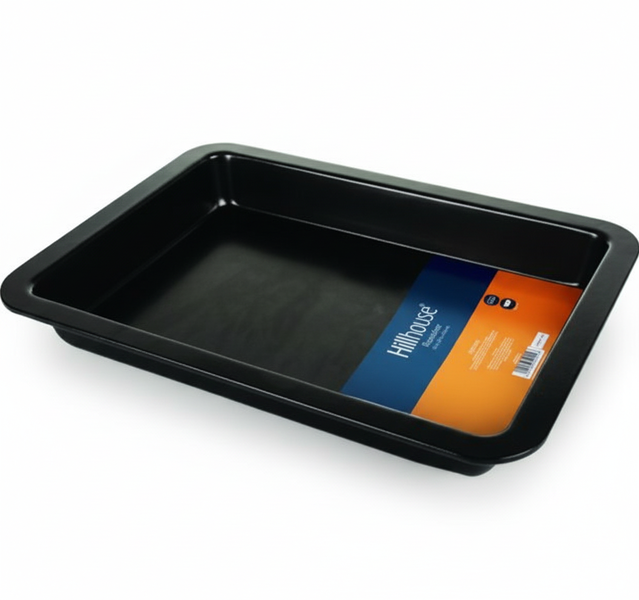 Hillhouse Non-Stick Roaster Tray 33x23x4.5cm for Easy Baking