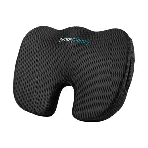 Memory Foam Seat Cushion, Non-Slip Cool Gel Coccyx Cushion For Office Chair